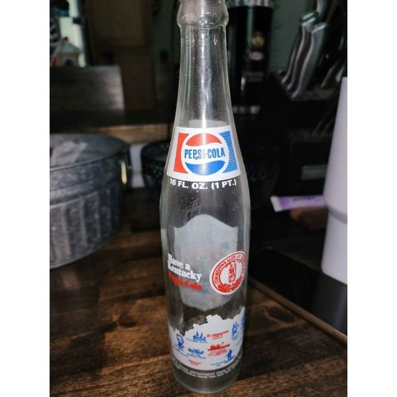 Vintage Glass Pepsi Bottle (Kentucky's 74-76 Celebrations) - Picture 1 of 3